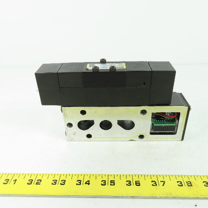 Parker F32VXBK019A 24VDC Pneumatic Solenoid Valve W/ Manifold 145 PSI 2.3W