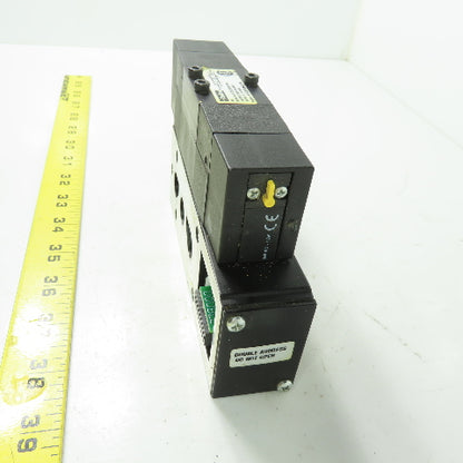 Parker F32VXBK019A 24VDC Pneumatic Solenoid Valve W/ Manifold 145 PSI 2.3W