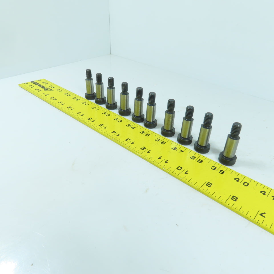 TUZ 1/2" x 1" Alloy Steel Shoulder Bolt 3/8"-16 Thread Lot Of 10
