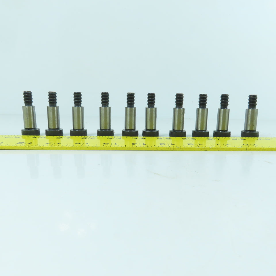 TUZ 1/2" x 1" Alloy Steel Shoulder Bolt 3/8"-16 Thread Lot Of 10