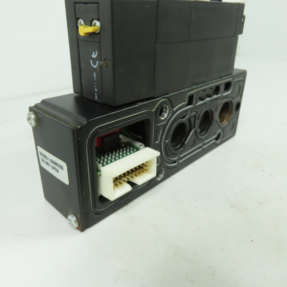 Parker F31VXBK019A 24VDC Pneumatic Solenoid Valve W/ Manifold 145 PSI 2.3W