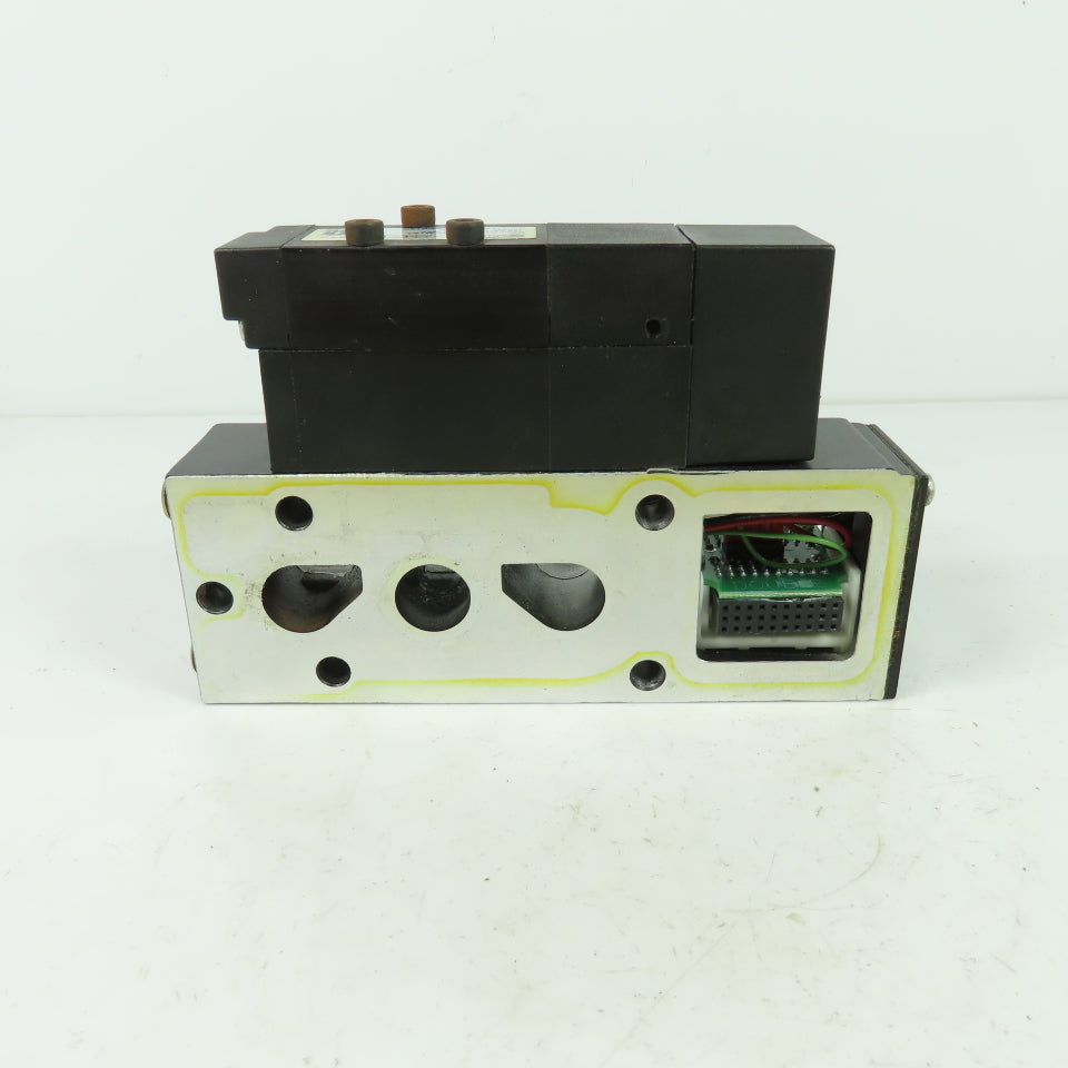 Parker F31VXBK019A 24VDC Pneumatic Solenoid Valve W/ Manifold 145 PSI 2.3W