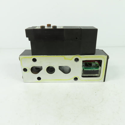 Parker F31VXBK019A 24VDC Pneumatic Solenoid Valve W/ Manifold 145 PSI 2.3W