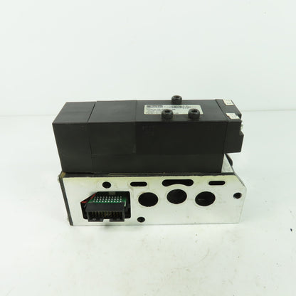 Parker F51VXBKJ19A 24VDC Pneumatic Solenoid Valve W/ Manifold 145 PSI 2.3W