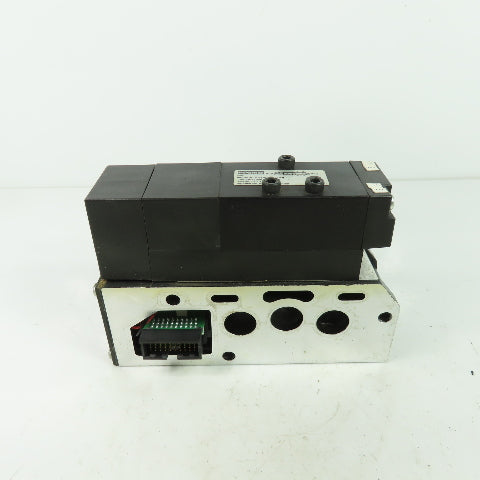 Parker F51VXBKJ19A 24VDC Pneumatic Solenoid Valve W/ Manifold 145 PSI 2.3W