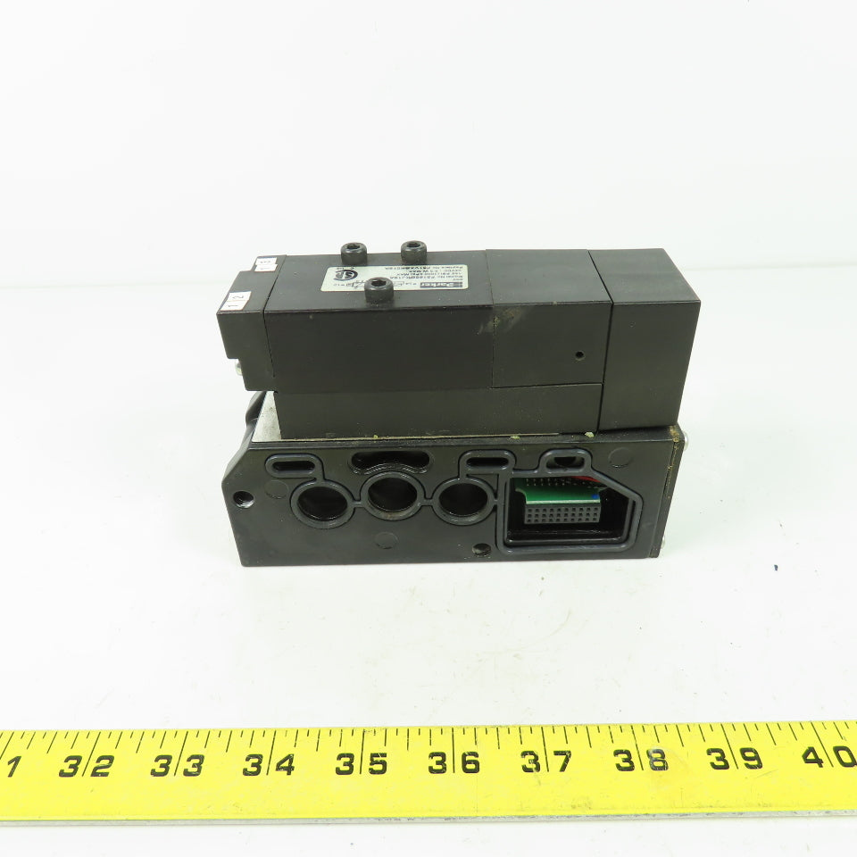 Parker F51VXBKJ19A 24VDC Pneumatic Solenoid Valve W/ Manifold 145 PSI 2.3W