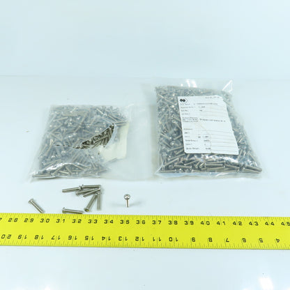 M6-1.0 x 30 Button Socket Cap Screw Fully Threaded 18-8 Stainless Steel Lot/900