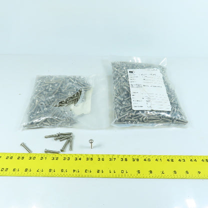 M6-1.0 x 30 Button Socket Cap Screw Fully Threaded 18-8 Stainless Steel Lot/900