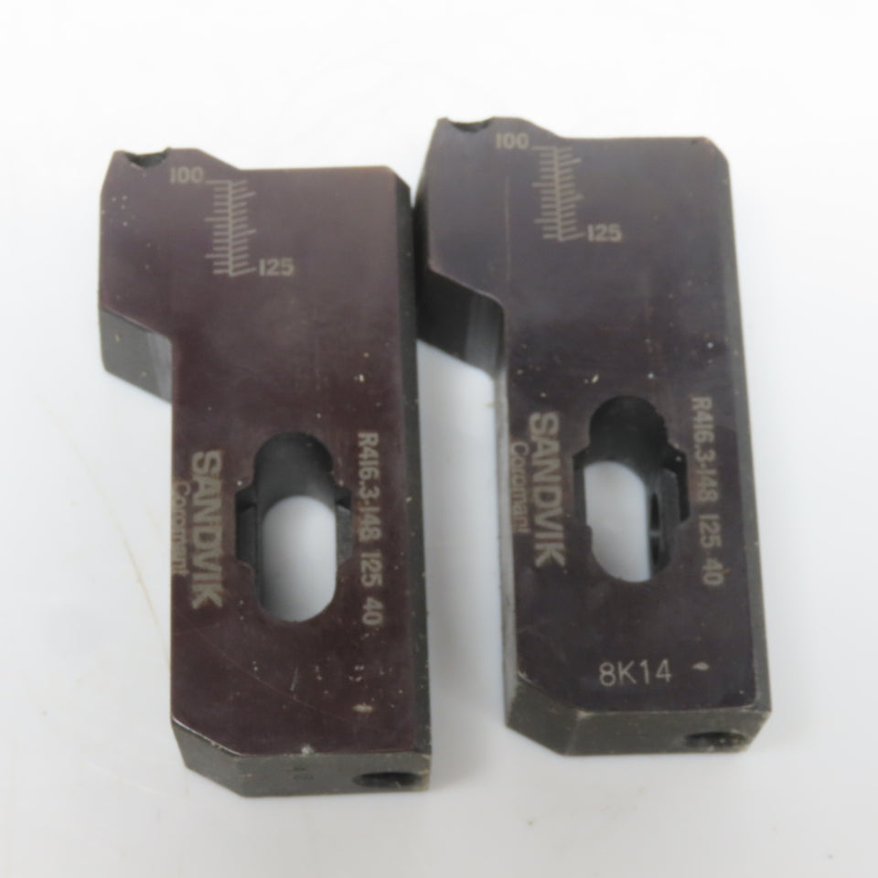 Sandvik Cromant R416.3-129 125 40 Trubore Carbide Insert Boring Slides Lot of 2
