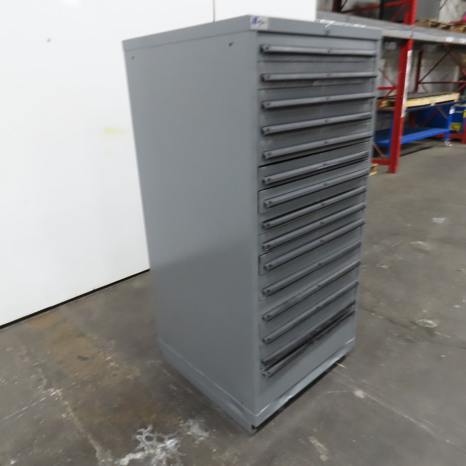 Lista 15 Drawer Industrial Small Parts Storage Cabinet 28" x 28" x 60"