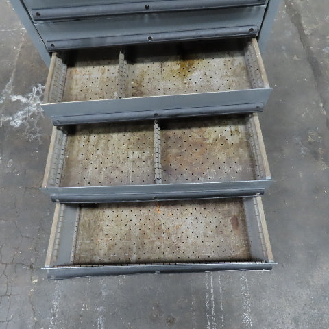 Lista 15 Drawer Industrial Small Parts Storage Cabinet 28" x 28" x 60"