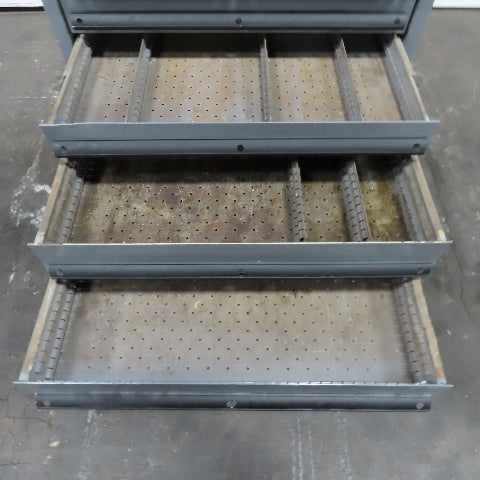Lista 15 Drawer Industrial Small Parts Storage Cabinet 28" x 28" x 60"