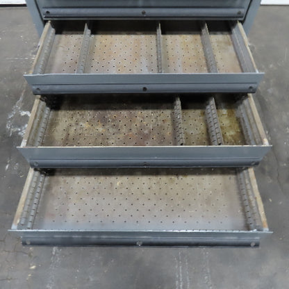 Lista 15 Drawer Industrial Small Parts Storage Cabinet 28" x 28" x 60"