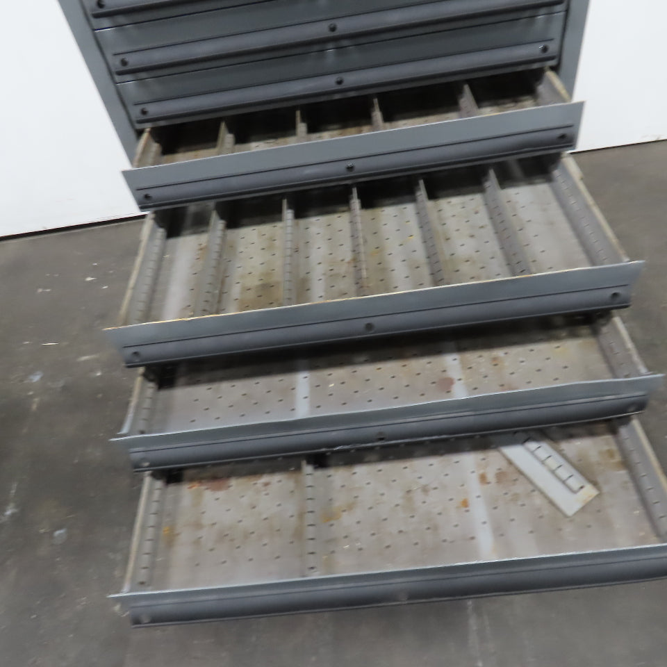 Lista 15 Drawer Industrial Small Parts Storage Cabinet 28" x 28" x 60"