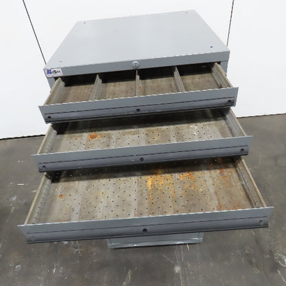Lista 15 Drawer Industrial Small Parts Storage Cabinet 28" x 28" x 60"
