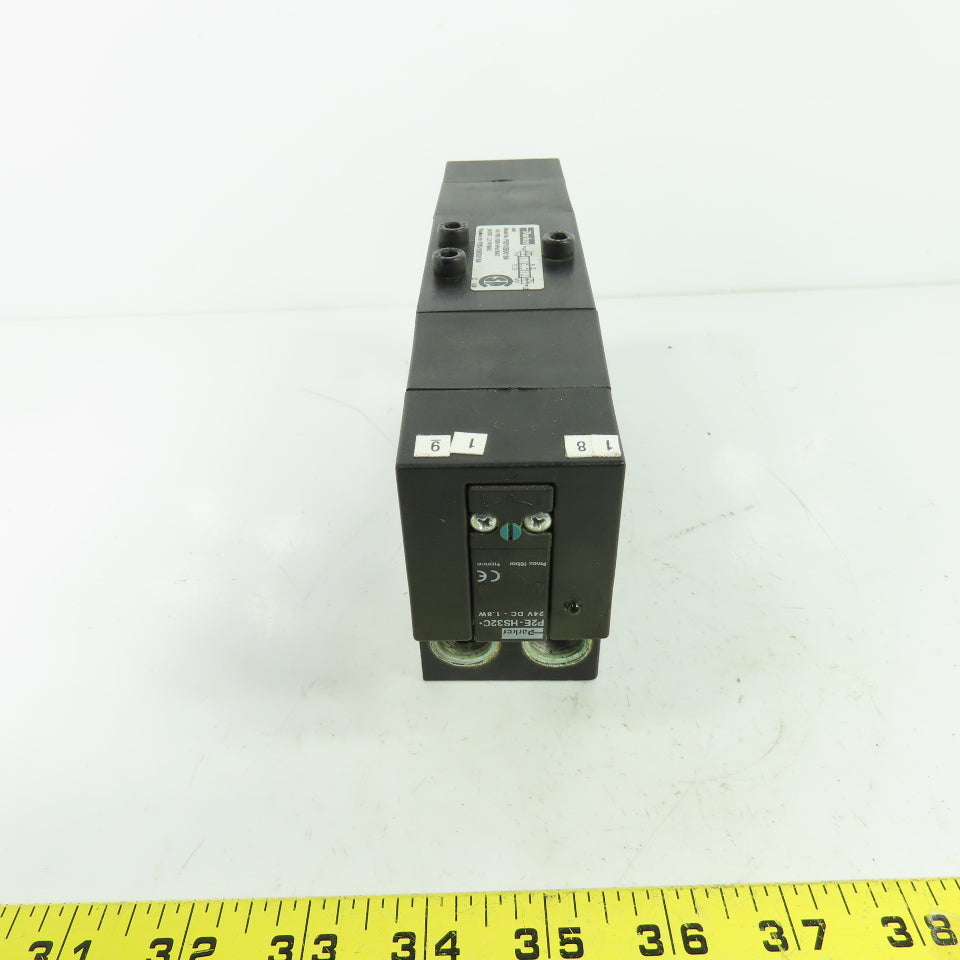 Parker F55VXBG019A 24VDC Pneumatic Solenoid Valve W/Manifold 145 PSI 2.3W