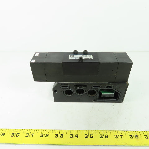 Parker F55VXBG019A 24VDC Pneumatic Solenoid Valve W/Manifold 145 PSI 2.3W