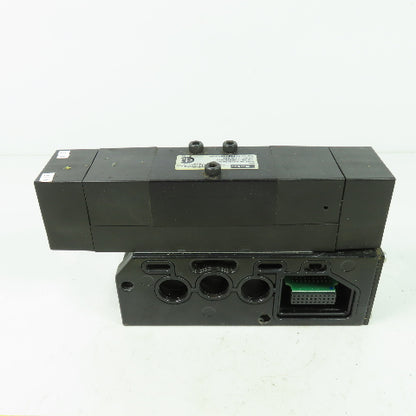 Parker F52VXBK019A 24VDC Pneumatic Solenoid Valve W/Manifold 145 PSI 2.3W