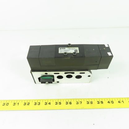 Parker F52VXBK019A 24VDC Pneumatic Solenoid Valve W/Manifold 145 PSI 2.3W