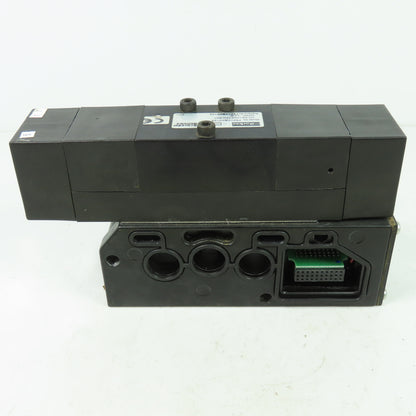 Parker F52VXBK019A 24VDC Pneumatic Solenoid Valve W/Manifold 145 PSI 2.3W