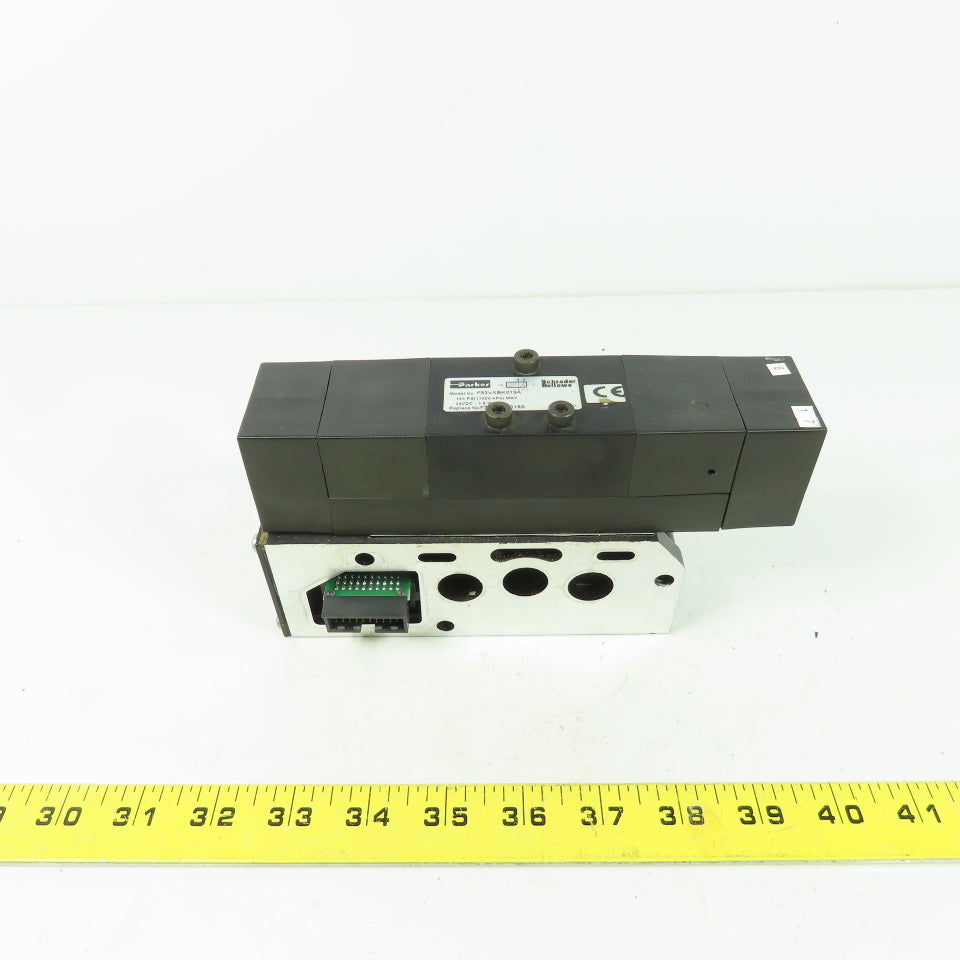 Parker F52VXBK019A 24VDC Pneumatic Solenoid Valve W/Manifold 145 PSI 2.3W