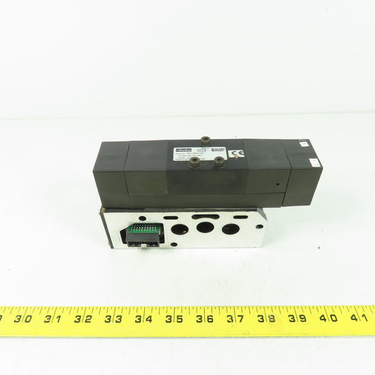 Parker F52VXBK019A 24VDC Pneumatic Solenoid Valve W/Manifold 145 PSI 2.3W