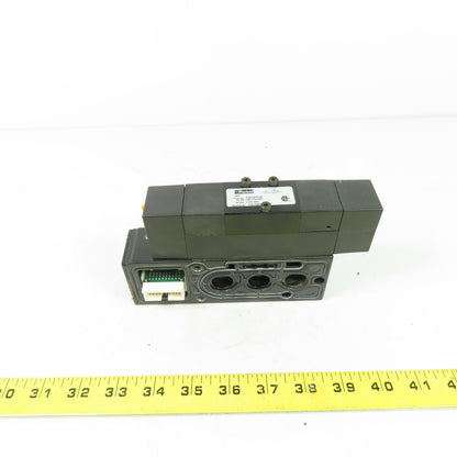 Parker F32VXBK019A 24VDC Pneumatic Solenoid Valve W/Manifold 145 PSI 2.3W