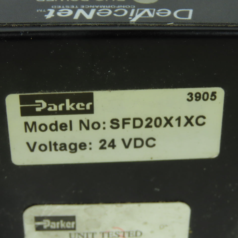 Parker SFD20X1XC Communication Module DeviceNet 24V