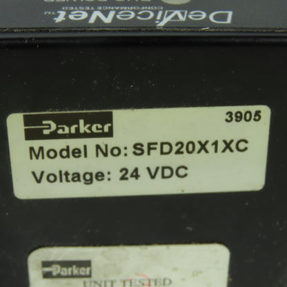 Parker SFD20X1XC Communication Module DeviceNet 24V