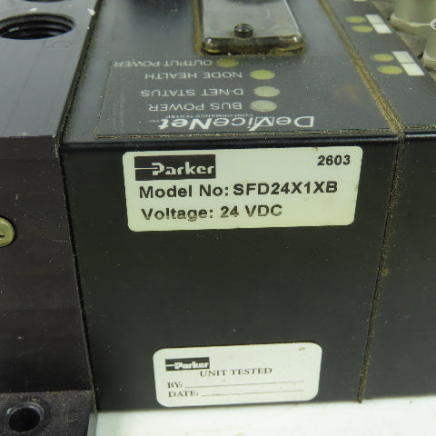Parker SFD24X1XB Communication Module DeviceNet 24V