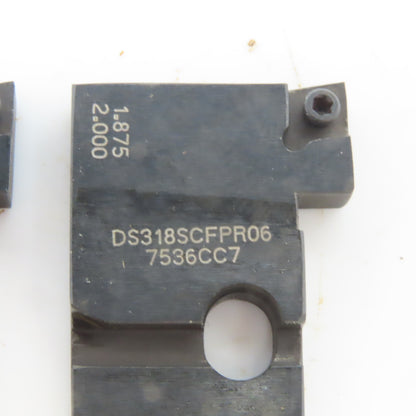 Kennametal DS318SCFPR06 1.875 -2.000 Indexable insert Boring Head Set of 2