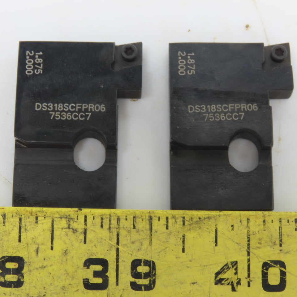 Kennametal DS318SCFPR06 1.875 -2.000 Indexable insert Boring Head Set of 2
