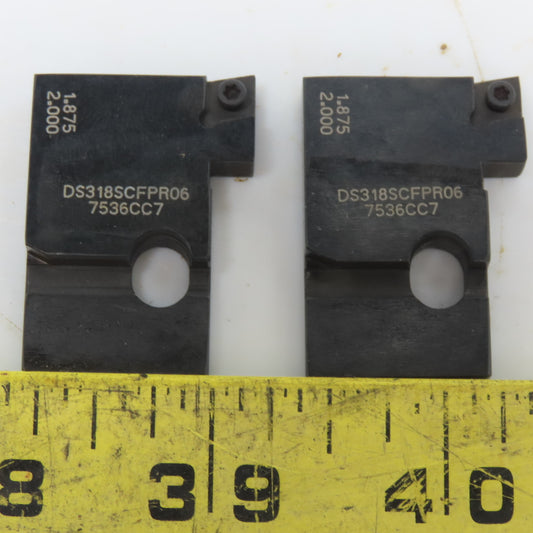 Kennametal DS318SCFPR06 1.875 -2.000 Indexable insert Boring Head Set of 2