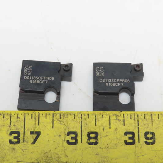Kennametal DS113SCFPR06 1.3750 -1.500 Indexable insert Boring Head Set of 2