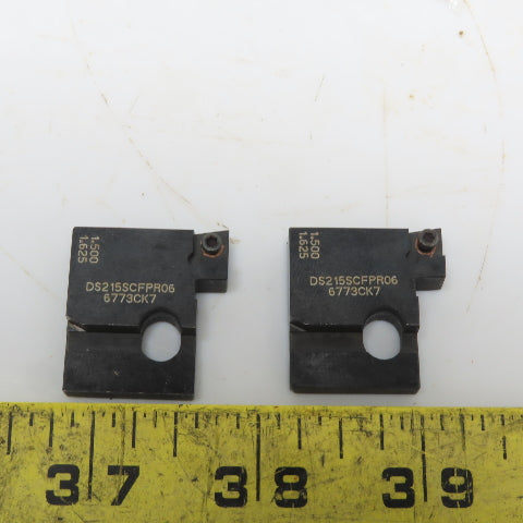 Kennametal DS215SCFPR06 1.500-1.625 Indexable insert Boring Head Set of 2