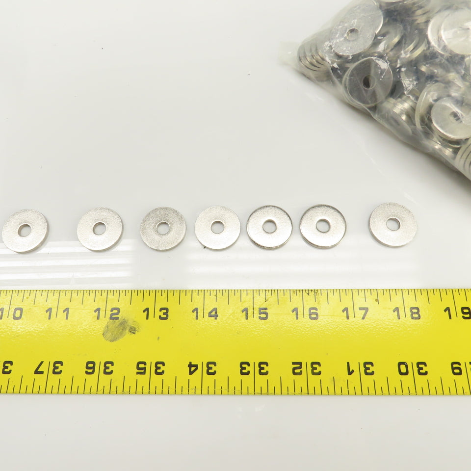 1" OD x 1/4" ID Stainless Steel Flat Washer 0.1125" + / - Thick Lot Of 1000+