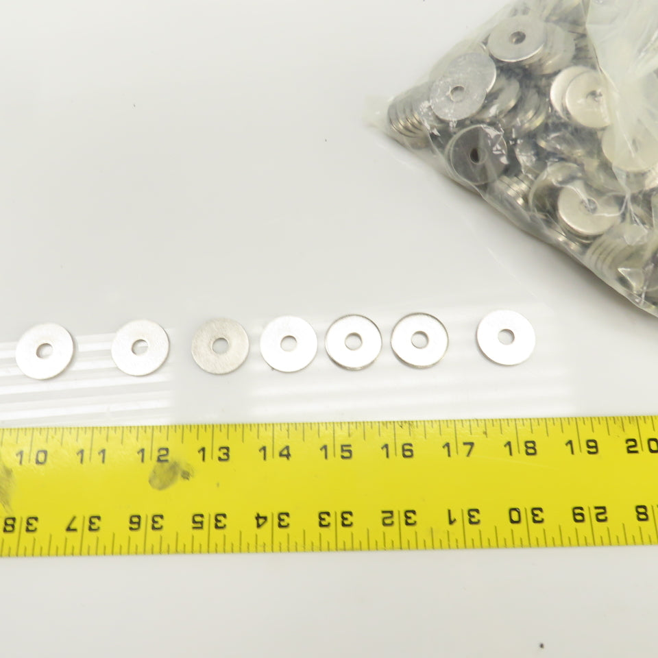 1" OD x 1/4" ID Stainless Steel Flat Washer 0.1125" + / - Thick Lot Of 1000+