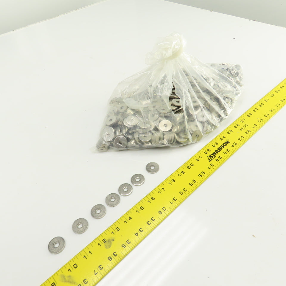 1" OD x 1/4" ID Stainless Steel Flat Washer 0.1125" + / - Thick Lot Of 1000+