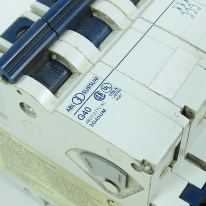 Altech ABL Sursum 3G40UM 3-Pole 40A Circuit Breaker 3PH 480Y/277V VAC