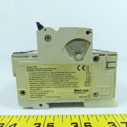 Altech ABL Sursum 3G40UM 3-Pole 40A Circuit Breaker 3PH 480Y/277V VAC