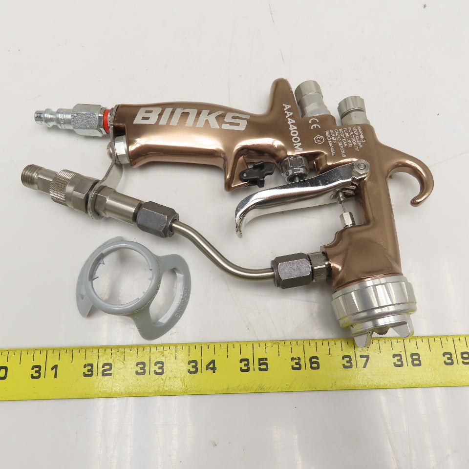 Binks AA4400M LVMP Flat Tip Air Assisted Airless Spray Gun 4400 PSI
