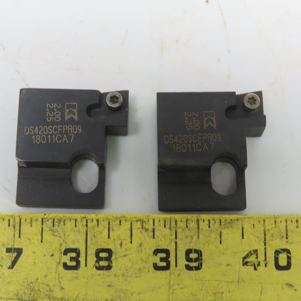 Kennametal DS420SCFPR09 2.00-2.25 Indexable insert Boring Head Set of 2