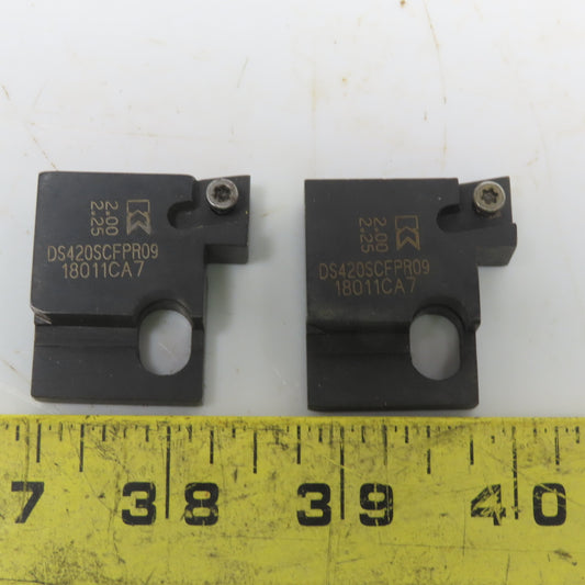 Kennametal DS420SCFPR09 2.00-2.25 Indexable insert Boring Head Set of 2
