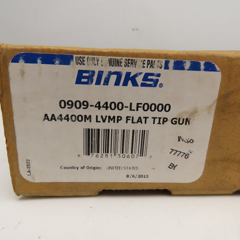 Binks AA4400M LVMP Flat Tip Air Assisted Airless Spray Gun 4400 PSI