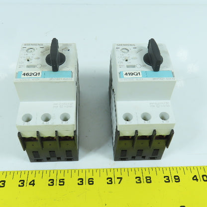 Siemens 3RV1021-0JA10 Motor Starter Protector Circuit Breaker 0.7-1.0A Lot Of 2