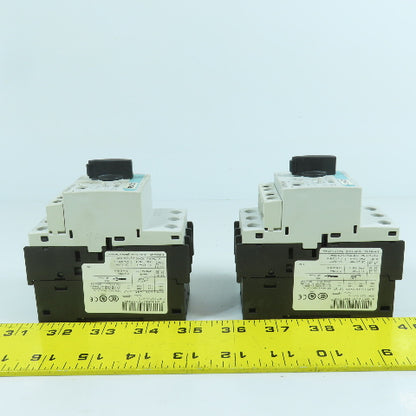 Siemens 3RV1021-0JA10 Motor Starter Protector Circuit Breaker 0.7-1.0A Lot Of 2