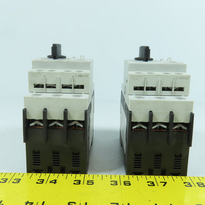 Siemens 3RV1021-0JA10 Motor Starter Protector Circuit Breaker 0.7-1.0A Lot Of 2