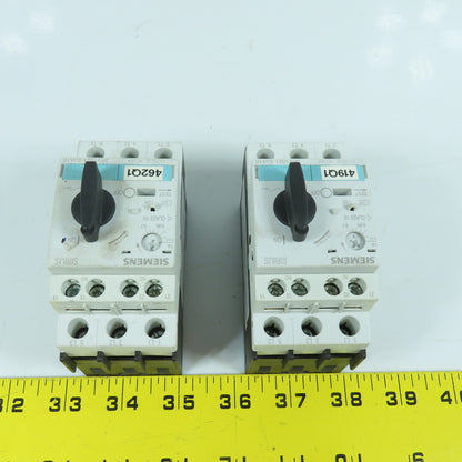 Siemens 3RV1021-0JA10 Motor Starter Protector Circuit Breaker 0.7-1.0A Lot Of 2