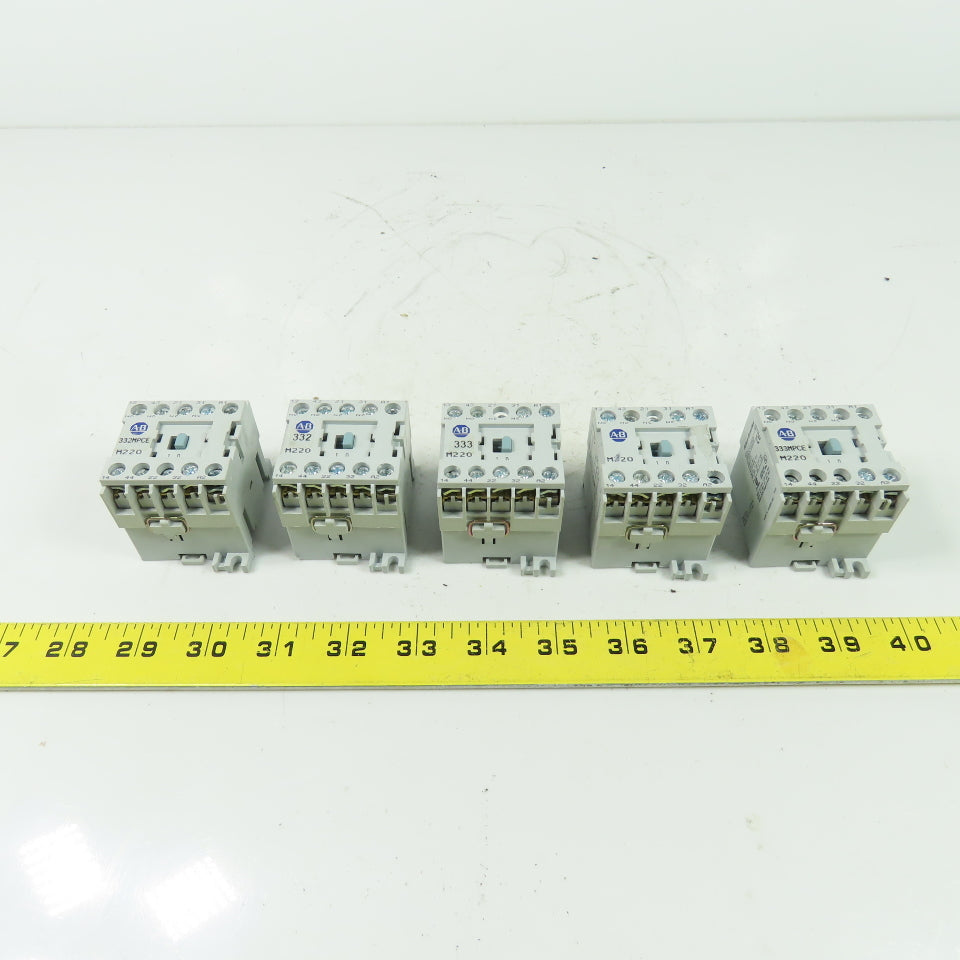 Allen Bradley 700DC-M220* Ser A Control Relay 600VAC 16A 24VDC Coil Lot Of 5