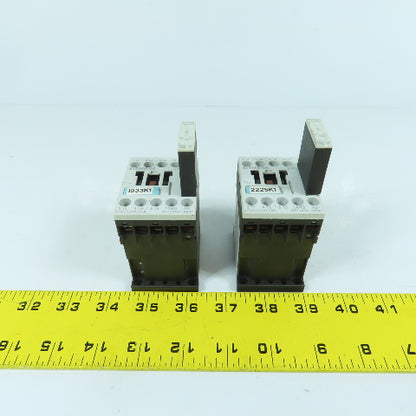 Siemens 3RT1015-1BB41 Sirius 20A 600V Contactor 24V DC Coil 1/4 - 5HP Lot Of 2